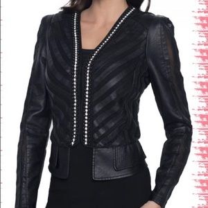 Frank Lyman Black Jacket with Rhinestone